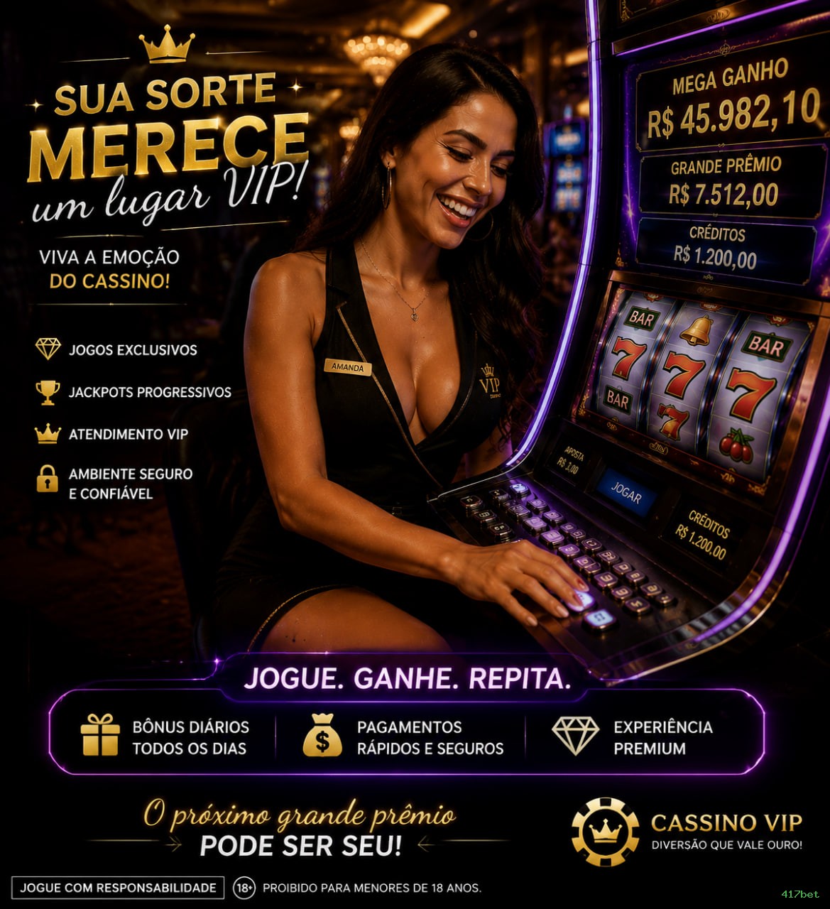 Promoções e bônus exclusivos da 417bet